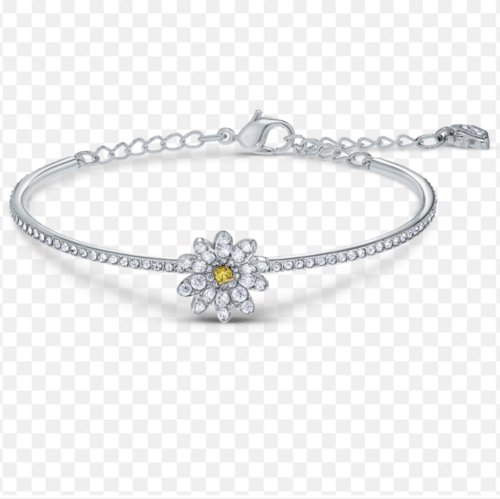 Swarovski Silver Bracelet with Crystal Accents